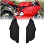 Jodriva Protège-réservoir Moto PVC Cuir Réservoir Traction Pad Côté Gaz Genou Grip Protecteur