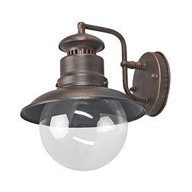 Lindby Applique Exterieur Eddie à intensité variable (Traditionnel) en Marron (1 lampe