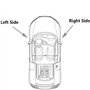 Cache pour rétroviseur de Voiture,Convient pour B-MW 2 Series F45 F46 Gran Tourer 2014-2018,Série de caches pour rétroviseur de 