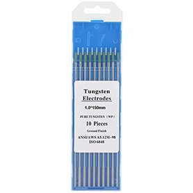 Regun Soudage TIG Électrodes de Tungstène Pur- 1.0 x 150 mm tungstène Pour Soudage TIG AC Aluminium