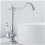 Mitigeur lavabo retro poignées en céramique pivotant à 360°