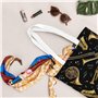 LIXLZH Sac à bandoulière réutilisable avec imprimé instruments de musique pour les vacances, le shopping, la salle de sport, noi