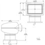 AMSLSIU Projecteur de bateau marin en métal 12V, projecteur télécommandé pour bateau, projecteur Led pour Yacht camion voiture M