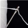Aiguille à la Main Grosse,Aiguilles à Coudre 29 Pack Cuir Couture Aiguille en Acier Grand Oeil Les Aiguilles avec Tube Needles p