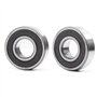 Lot de 2 roulements à billes 6204-2RS - 20 x 47 x 14 mm - Double joint en caoutchouc à rainure profonde - ABEC-5 pré-lubrifiés p
