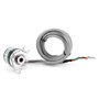 Encodeur Rotatif incrémental GTK3808 Encodeur Rotatif photoélectrique à Arbre Creux ABZ 3 Phase 1000 Impulsion 5V-24V Encodeur L