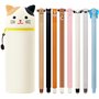 YNOUYRS Trousse Ecole 2 en1 en Silicone Souple-stylos à encre gel effaçables