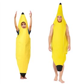 SYTTNUM Costume Banane Pour Adultes Enfants 2 Pièces