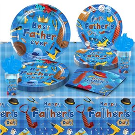 SYTTNUM 97 Pièces Set Vaisselle Fête Des Pères