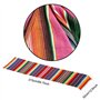 ZERODECO Fiesta Décorations de Fête, Chemin de Table Mexicain Multicolore Bannière Picado Fiesta Foil Ballons Fans de Papier Pom