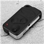 Coque de Remplacement Pliante, Coque de Clé Télécommande Pliable à 2 Bouton, Coque de Protection de Lame pour clé télécommande d