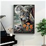 Peinture par Numéro Adulte Bateau - Activité Manuelle Kit de Loisir Créatif DIY Numéro d'art Complet - Majestueux 40x50cm (Sans 