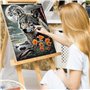 Peinture par Numéro Adulte Bateau - Activité Manuelle Kit de Loisir Créatif DIY Numéro d'art Complet - Majestueux 40x50cm (Sans 