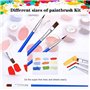 Peinture par Numéro Adulte Bateau - Activité Manuelle Kit de Loisir Créatif DIY Numéro d'art Complet - Majestueux 40x50cm (Sans 