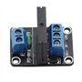 Aihasd 3 pièces DC 5V 1 canal SSR G3MB-202P Carte de module de relais statique Haut niveau avec fusible résistif pour Arduino