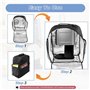 Skyearman Sac de Rangement pour Sorbetière, Housse Anti-poussière pour Machine à Glace Accessoires avec Poignées Protection Anti