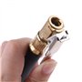 BIlinli Pneu de voiture Tuyau de gonflage d'air 1/4 "Tube de caoutchouc fileté mâle automatique Auto-verrouillage Mandrin Jauge 