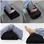 EHIOG Repose-pieds Bureau, Coussin Ergonomique pour Hauteur Ajustable, Mousse à Mémoire de Forme et Base Antidérapante, Repose-p