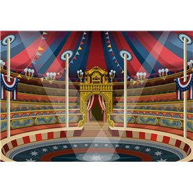 YongFoto 3x2m Vinyle Toile de Fond Aire de Jeu de Cirque Spectacle de Performance Chapiteau Grande Tente Salle Fond de Studio Ba