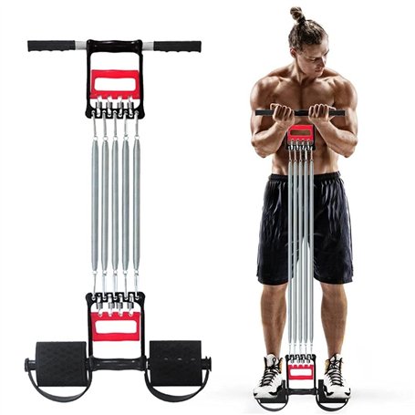 Tummy Tondeuse Main Pince Expander Poitrine Covvy 3 en 1 Pull-up Bars Printemps Exerciseur Élastique Sit Up Tirer Corde Maison F