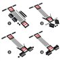 Tummy Tondeuse Main Pince Expander Poitrine Covvy 3 en 1 Pull-up Bars Printemps Exerciseur Élastique Sit Up Tirer Corde Maison F