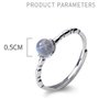 Bague D'Index en Forme de Goutte