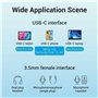 Adaptateur USB-C vers Jack 3.5 mm Vention BGPHY