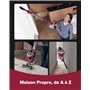 Vexilar C8 Aspirateur Balai avec Fil, 600W/60Kpa Aspirateur Balai Puissant avec Recharge Murale, Cable de 7 m, Brosse Anti-Emmêl