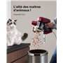 Vexilar C8 Aspirateur Balai avec Fil, 600W/60Kpa Aspirateur Balai Puissant avec Recharge Murale, Cable de 7 m, Brosse Anti-Emmêl
