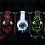 Casque de jeu avec microphone, son surround virtuel 7.1, casque supra-auriculaire, cache-oreilles à mémoire de forme souple, les