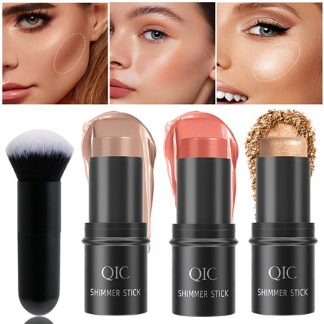3 PCS Kit De Maquillage En Bâton De Contour