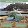 Naturehike Tente ultralégère pour 1 à 2 Personnes Tente dôme compacte 3-4 Saisons Tentes Portables de Camping et de randonnée In