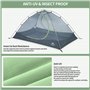 Naturehike Tente ultralégère pour 1 à 2 Personnes Tente dôme compacte 3-4 Saisons Tentes Portables de Camping et de randonnée In
