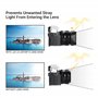 JJC Pare-soleil carré en métal avec capuchon pour objectif FUJIFILM XF 35 mm f/1.4 R – Filtre de 52 mm compatible avec objectif 