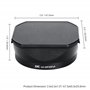 JJC Pare-soleil carré en métal avec capuchon pour objectif FUJIFILM XF 35 mm f/1.4 R – Filtre de 52 mm compatible avec objectif 