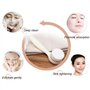 EQLEF Brosse Nettoyant Visage, Ultra-Doux, avec Manche et Trou à Suspendre, Brosse de Massage pour Le Nettoyage des Pores du Vis