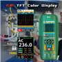 BSIDE O1 Multimètre Oscilloscope Portable 3 en 1 Multimètre TRMS à Oscilloscope Automobile LCD Couleur 4 Résultats 10Mhz Connect