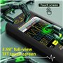 BSIDE Oscilloscope Numérique 2 canaux 50MHz Oscilloscope de poche Ecran tactile 3.98'' Oscilloscope Portable Générateur de Signa