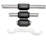millimètre, appareil de mesure numérique, Micromètre 4 pièces ensemble de micromètres extérieurs outil 0-100mm 4 précision 0.01m