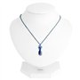 luosh Bijoux Collier Pendentif Stand Faux en Cuir Mannequin Buste Cou Présentoir Présentoir Rack