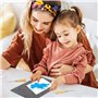 BETESSIN 2Pcs Tampons Feutrage pour Poinçons avec 2 Punaises en Bois Aiguille Piquer et Tapis Feutré Tapis de Piquage Enfant Adu