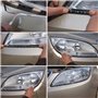 TABEN Lot de 4 bandes lumineuses LED flexibles étanches 12 V pour voiture et moto 30 cm Vert 1210-15SMD