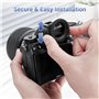 JJC Oculaire rond en silicone souple pour appareil photo Nikon Z5 Z5II Z6 Z6II Z6III Z7 Z7II Remplace l'œilleton Nikon DK-29