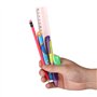 KeyRoad Roofix Lot de 24 gommes universelles triangulaires/emballées en présent/couleurs mélangées/en caoutchouc thermoplastique
