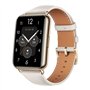 Huawei Watch FIT 2 Classic Moon White Moon White Leather Strap