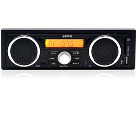 PolarLander Autoradio 1 Din 12V FM MP3 Bluetooth Autoradio Bluetooth Appel Mains Libres Au Tableau de Bord Stéréo de Voiture int