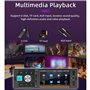 Autoradio Bluetooth Single Din 4,1 pouces écran tactile avec Android Auto/CarPlay/Mirrorlink filaire, prise en charge USB et TYP