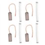 Be In Your Mind Lot de 2 paires de balais de carbone de rechange pour alternateur Valeo PX602 PX60 092950 300722 92950 avec ress
