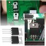 Be In Your Mind Lot de 10 Transistors MOSFET IRF3708 Transistors MOSFET de Puissance à Canal N TO220 30 V 62 A pour Applications