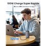 UGREEN Nexode Batterie Externe 20000mAh 145W Certifié Qi2 15W Power Bank USB C Charge Rapide 2C1A PD QC 3.0 Écran TFT Compatible